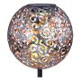 SOLCELLELAMPE MED MØNSTER GLOBO 54CM