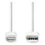 USB-KABEL NEDIS 2.0 APPLE LIGHTNING 1M