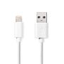 USB-KABEL NEDIS 2.0 APPLE LIGHTNING HVIT 2M