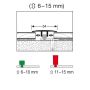 OVERGANGSPROFIL LOGOCLIC ALUMINIUM 45X900MM