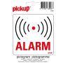 SKILT PICKUP ALARM 10X10CM