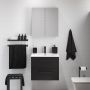 SERVANTSKAP BATH DELUXE CAMDEN 60 CM SVART MATT