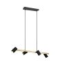 TAKLAMPE TRIO MARLEY 80CM SVART/GULL