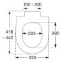 TOALETTSETE  SANISCAN BASIS HVIT 46