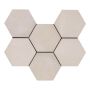 FLIS TIME HEXAGON BLANC 21X18.2CM 0.46M²/KRT