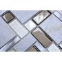 MOSAIKK CRYSTAL/STONE/ALLOY MIX WHITE/BEIGE XCM FK01