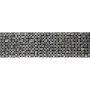 MOSAIKK SELVKLEBENDE CRYSTAL/STEEL BLACK SAM 4CM26