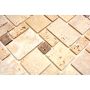 MOSAIKK SELVKLEBENDE  TRAVERTINE BEIGE SAM 4CM14 