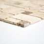 MOSAIKK SELVKLEBENDE  TRAVERTINE BEIGE SAM 4CM14 