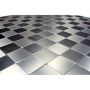 MOSAIKK SELVKLEBENDE SQUARE METAL 4MM25 PRIS/ARK