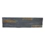 STEINPANEL NORSK STEINMILJØ SVART/RUST RETTPANEL 60X15CM