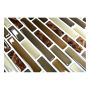 MOSAIKK SELVKLEBENDE MIX BROWN MARBLE 0.24M²/PK