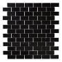 MOSAIKK SPIEGEL QUARTZ ARTIFICIAL BRICK SVART 