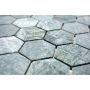 MOSAIKK HEXAGON MARBLE GREEN MOS HXN407