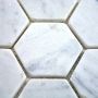 MOSAIKK HEXAGON MARBLE CARRARA 29,8X30,5CM