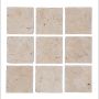 NATURSTEIN TRAVERTINE CHIARO MARMOR 10X10CM 0.5M²/KRT