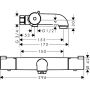 KAR-/DUSJTERMOSTAT HANSGROHE MYFOX