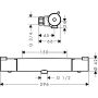 DUSJTERMOSTAT HANSGROHE MYFOX CC150