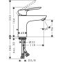 SERVANTARMATUR HANSGROHE LOGIS E 1-GREPS 100 