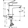 SERVANTARMATUR HANSGROHE TALIS E 1-GREPS 110 MATT SVART