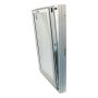 VINDU TOPPSVING ALUMINIUM 9X12 3-GLASS HVITMALT