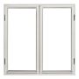 VINDU SIDEHENGT 10X10 2-LUFT HVITMALT 2-GLASS 