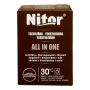 TEKSTILFARGE NITOR ALL IN ONE BRUN