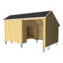 HYTTE PLUS MULTI SHELTER INKL TAKPAPP/STOLPEFOT 248X432CM