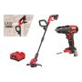 GRESSTRIMMER+DRILL SKIL 0931 20V 1X2.0AH