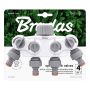 VANNFORDELER BRADAS WHITE LINE 4-VEIS SOLID 1"-3/4"