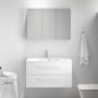 SERVANTSKAP BATH DELUXE CAMDEN 90 CM HVIT MATT