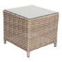 LOUNGEBORD SUNFUN INA KUNSTROTTING MELERT NATUR 50X50X45 CM