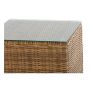 LOUNGEBORD SUNFUN INA KUNSTROTTING MELERT NATUR 50X50X45 CM