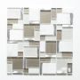 MOSAIKK CRYSTAL/STONE/ALLOY MIX WHITE/BEIGE XCM FK01