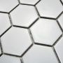 MOSAIKK HEXAGON HVIT MATT 5,1X5,9CM