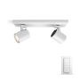 SPOTSKINNE PHILIPS HUE RUNNER WHITE AMBIANCE 2X5W HVIT